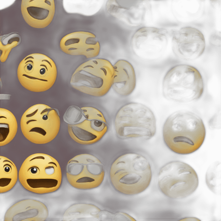 emoji qui se tien la tête et qui est inquiet la bouche ouverte emoji