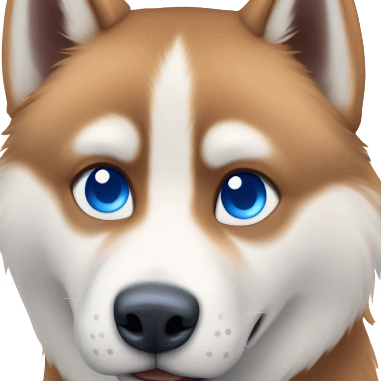 Red husky emoji