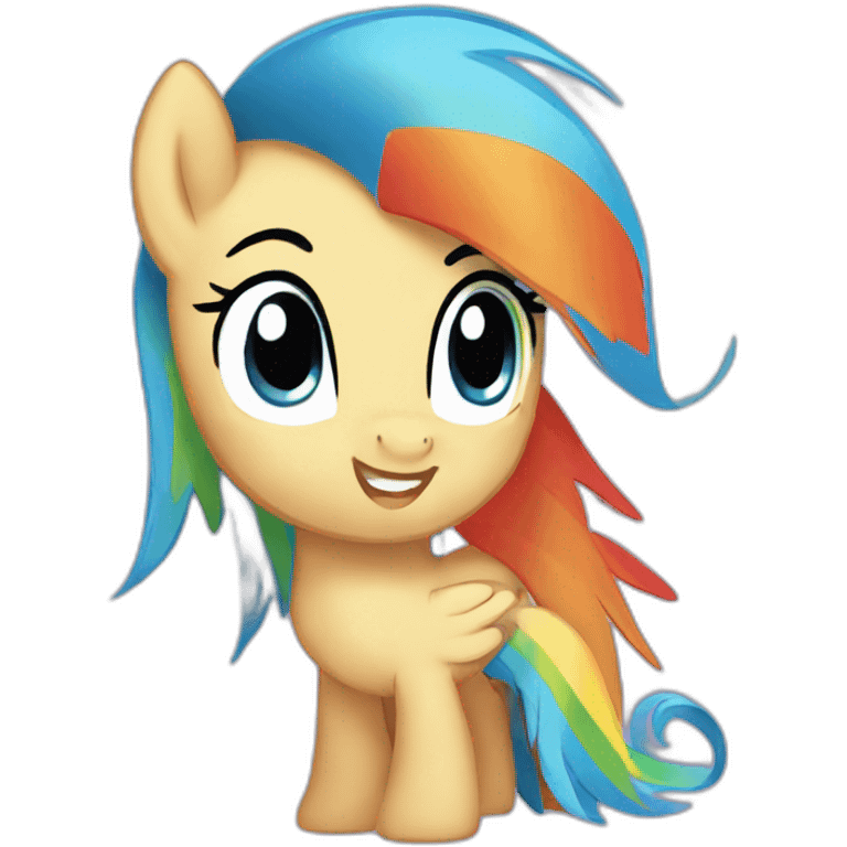 Rainbow dash emoji