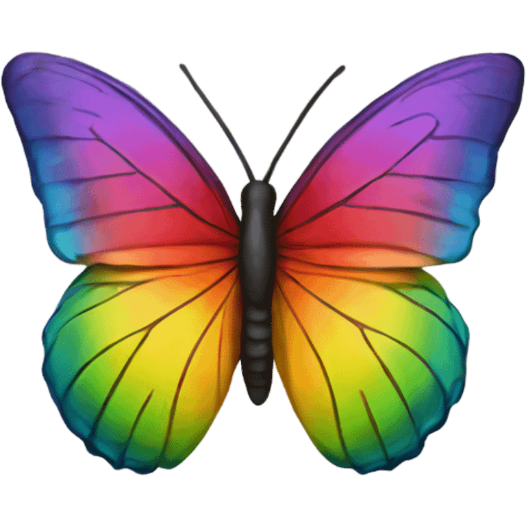 rainbow butterfly  emoji