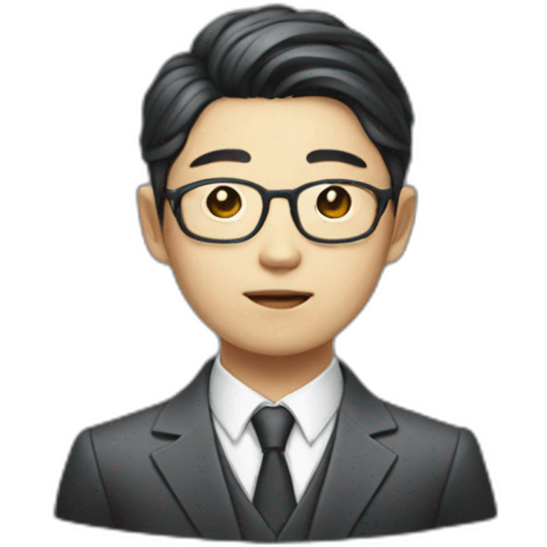 Korean boy ceo villain emoji