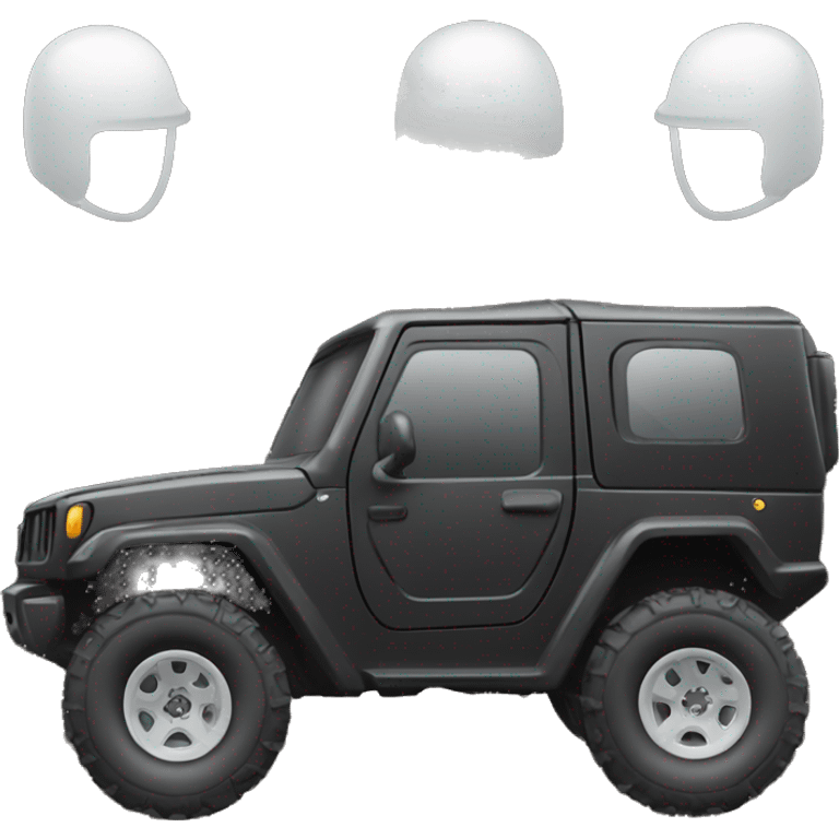 black All terrain vehicles  emoji