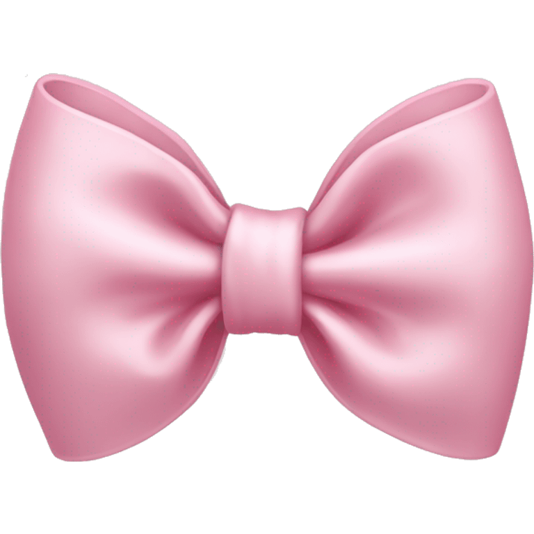 Pale pink bow emoji