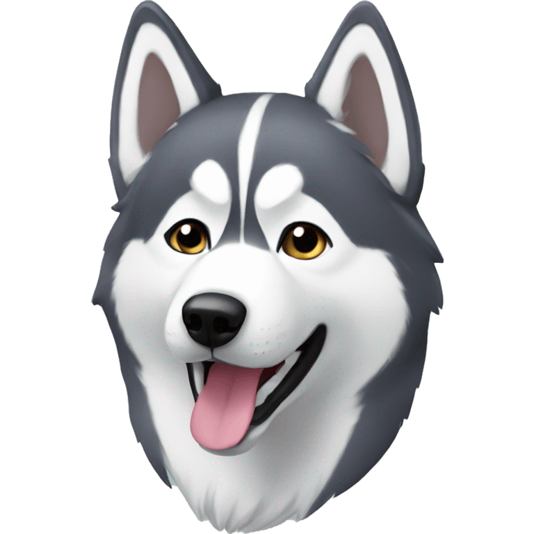 husky with lfg text emoji