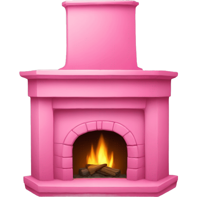 pink fireplace emoji