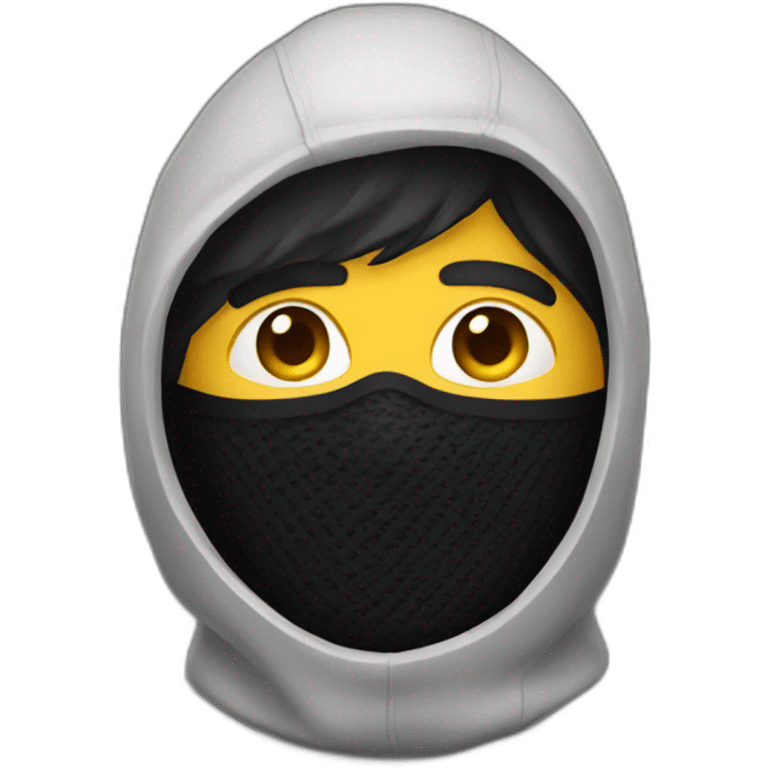 Balaclava man emoji