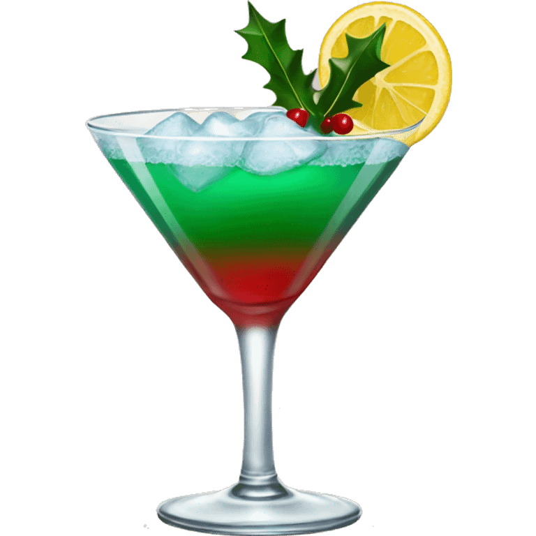 Christmas cocktail  emoji