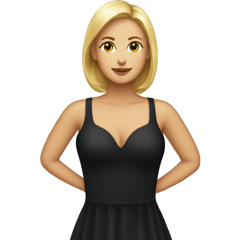 rack with black dress emoji