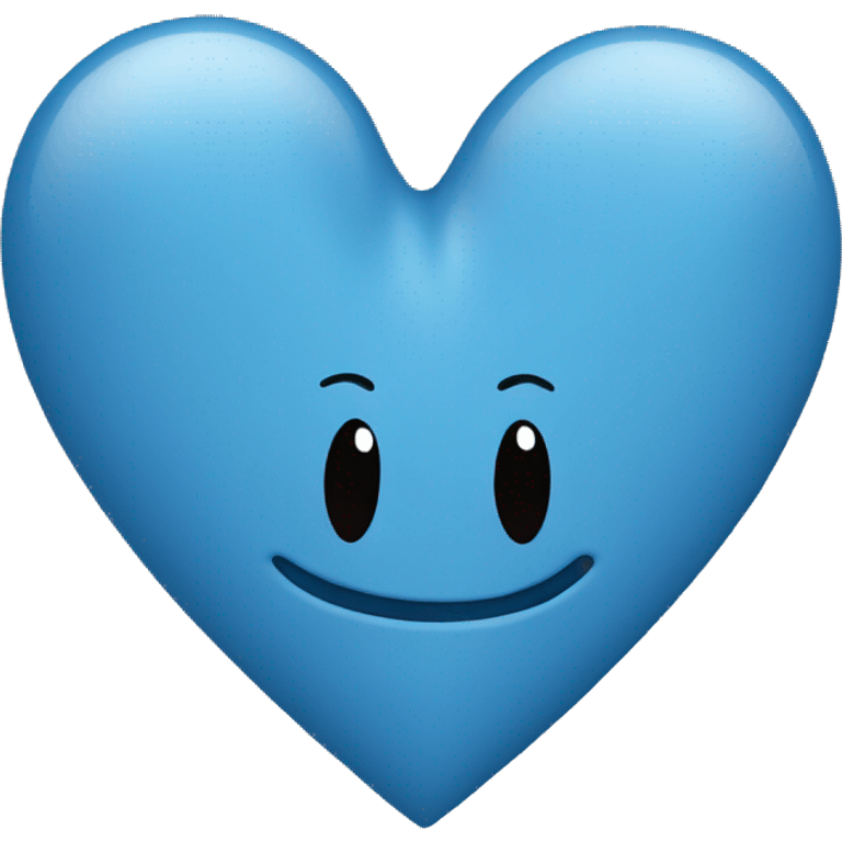 Blue heart emoji