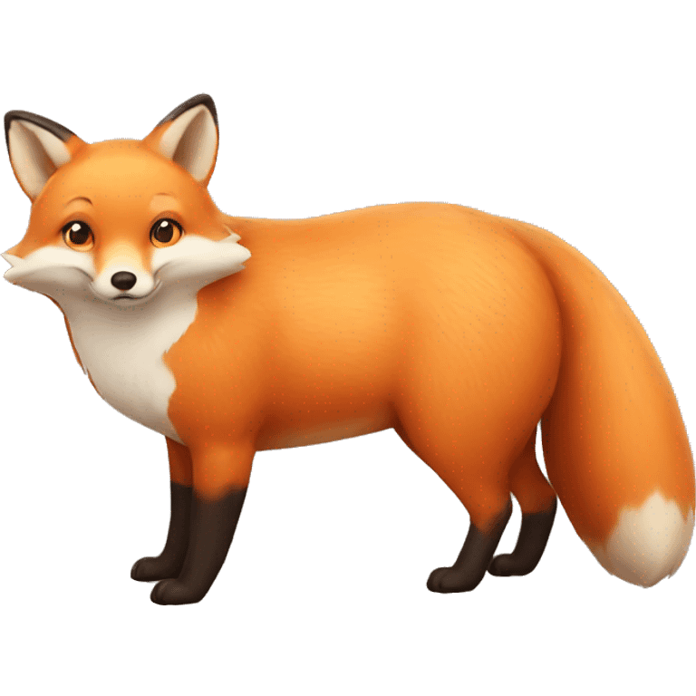 Obese fox emoji