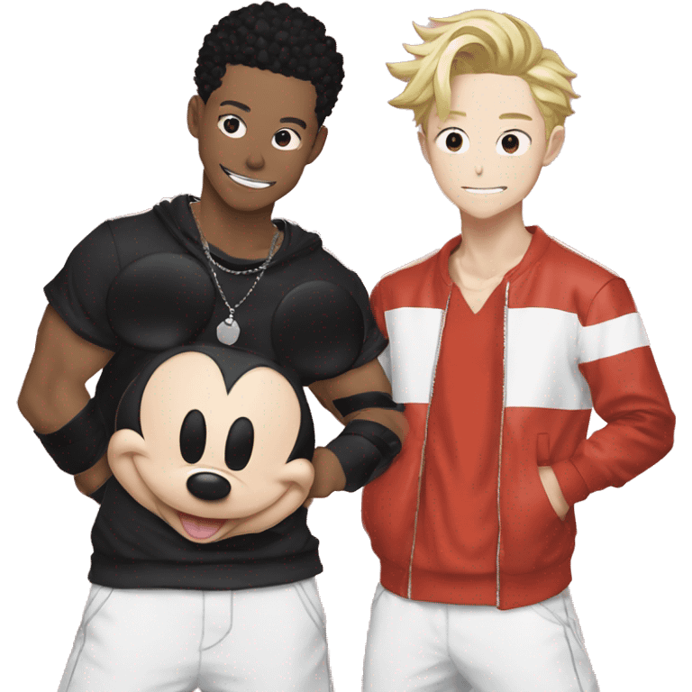 Mickey mouse and Mikey from Tokyo revengers  emoji