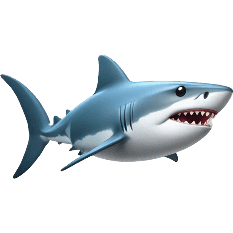 requin avec un chapeau haute forme emoji