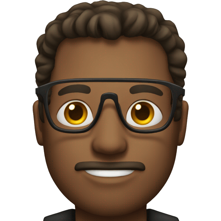 Man with glasses emoji