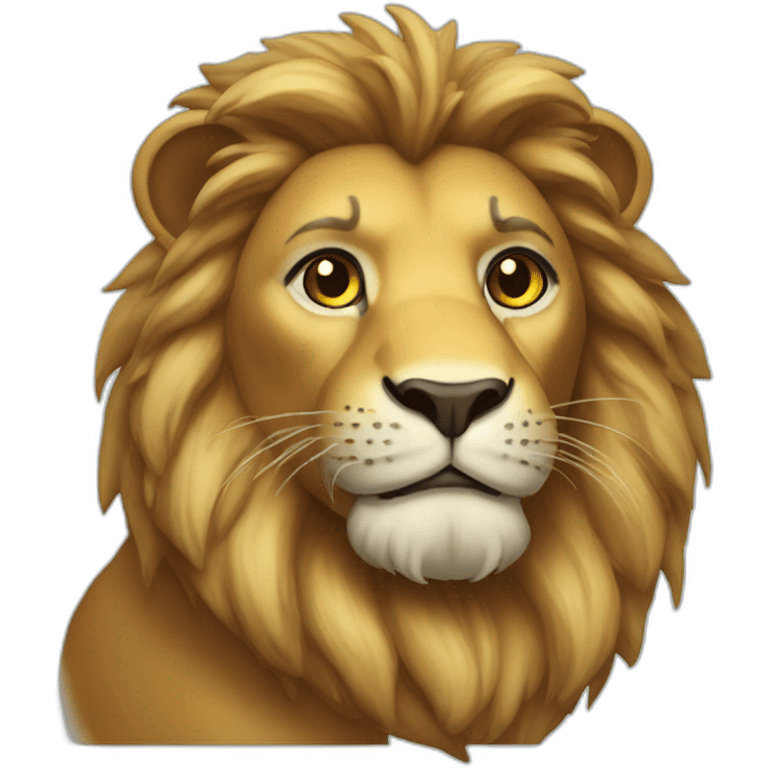 christmas lion emoji