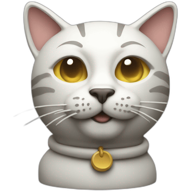 Cat statue emoji