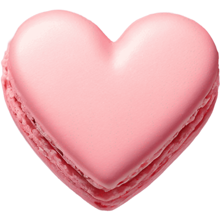 Light Pink heart macarons emoji