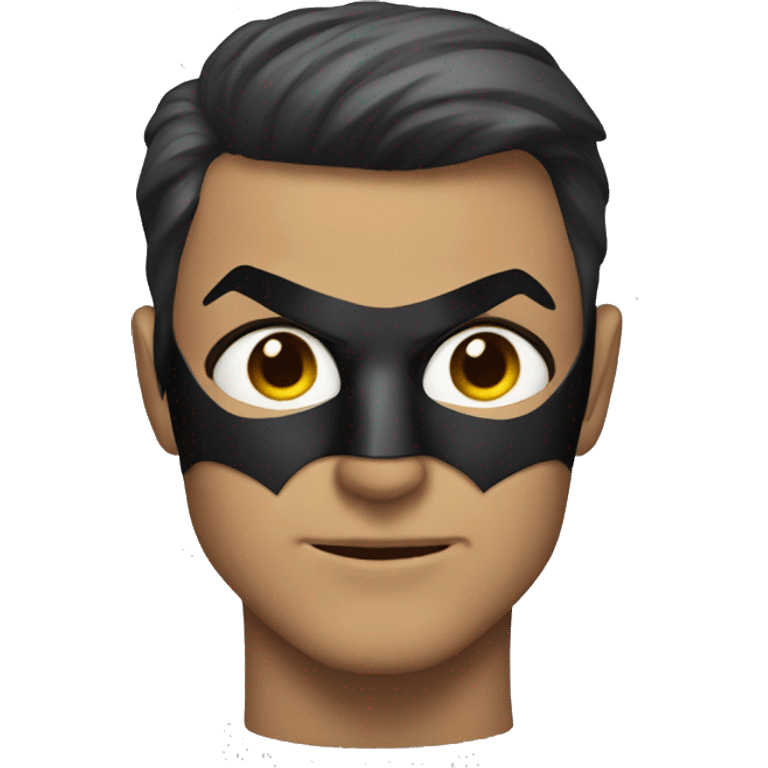 Superhero batman close face shot emoji