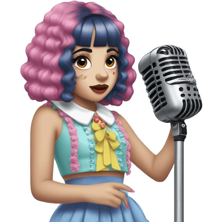 Melanie Martinez singing emoji