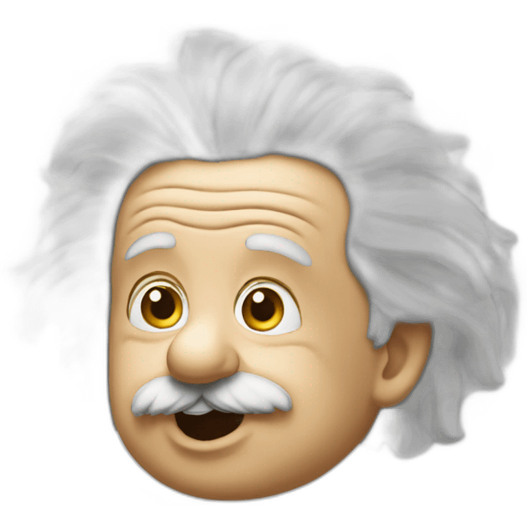 Einstein en train de pleurer emoji