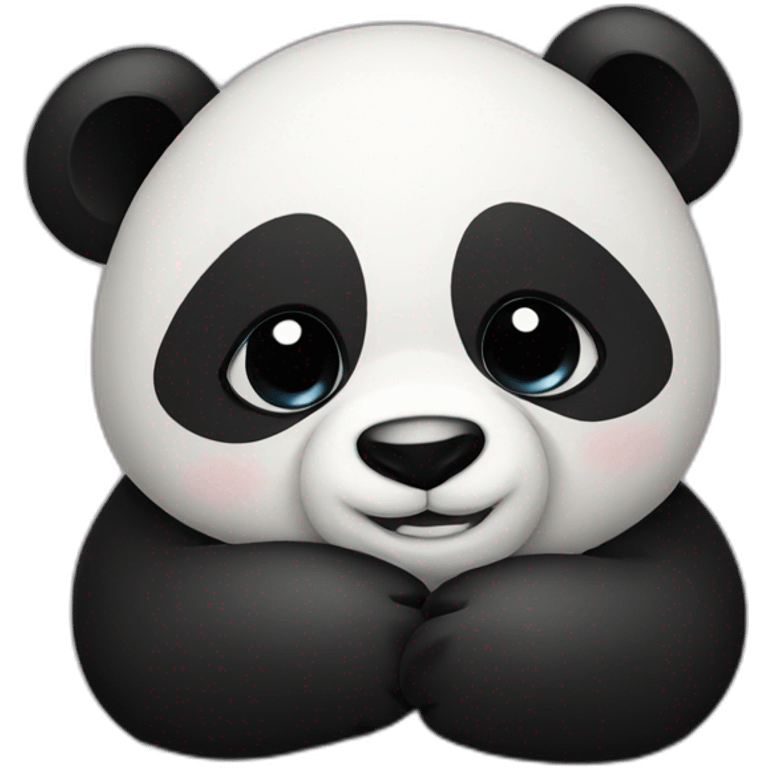 hug panda emoji