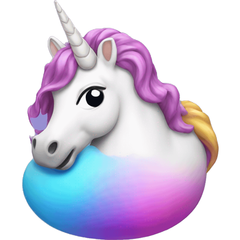 Unicorn poop emoji