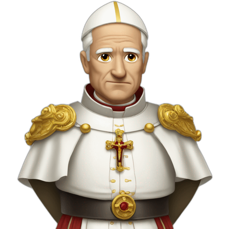 armed pope emoji