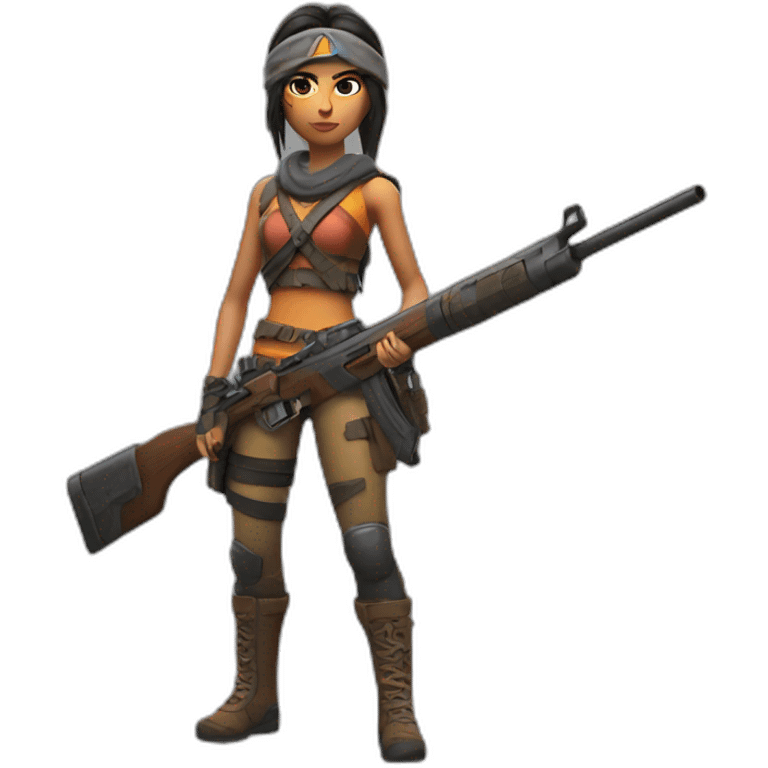 Renegade Raider with a sniper emoji