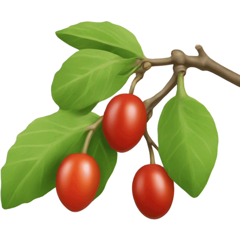 a cornelian berry emoji