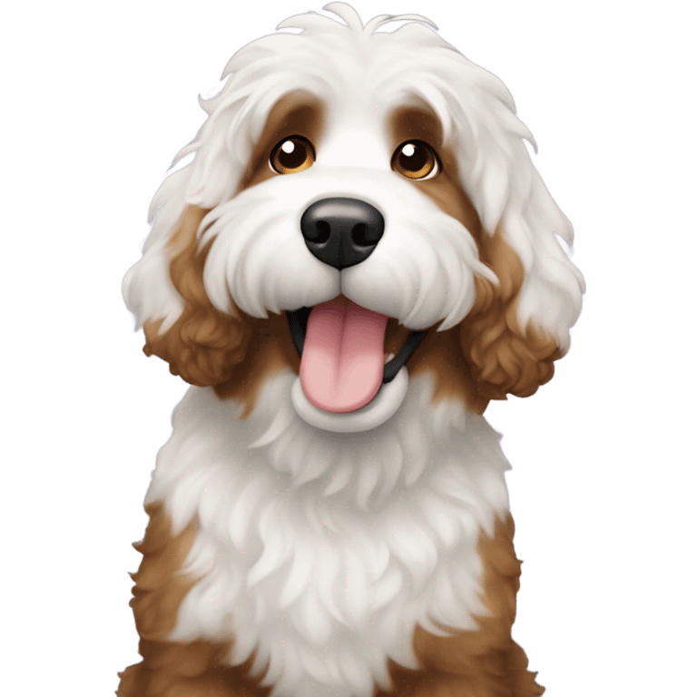 bernedoodle farting emoji