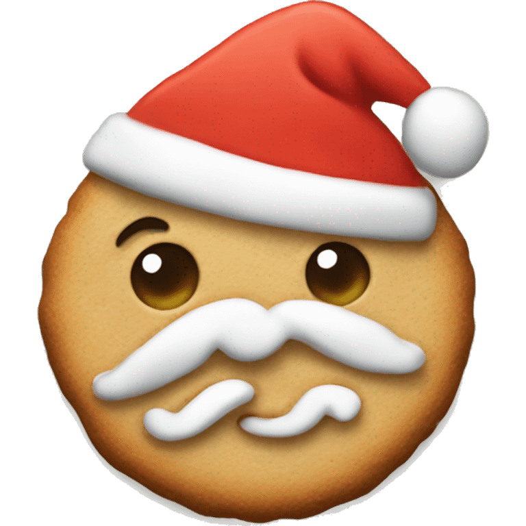 Christmas cookie emoji