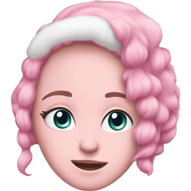 pink christmas emoji