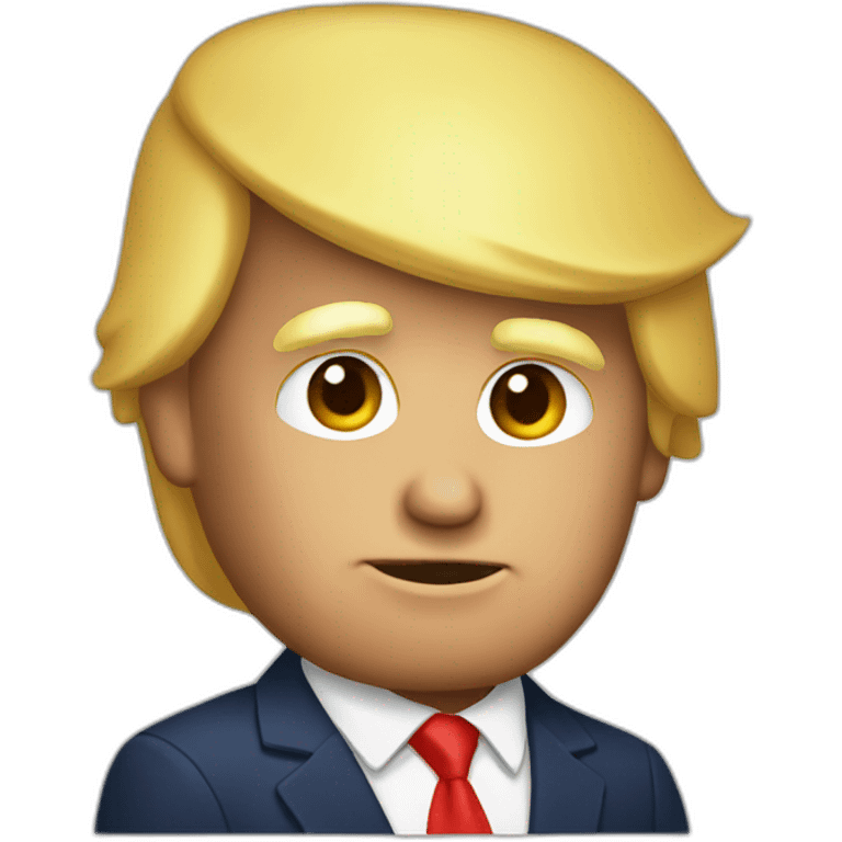 donald trump making l symbol emoji