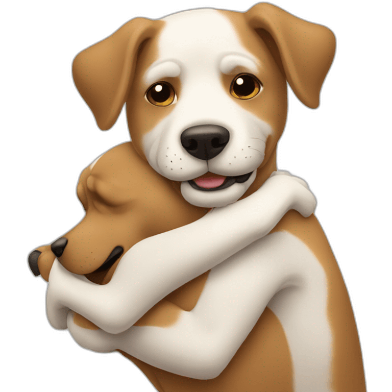 DOG-HUG emoji