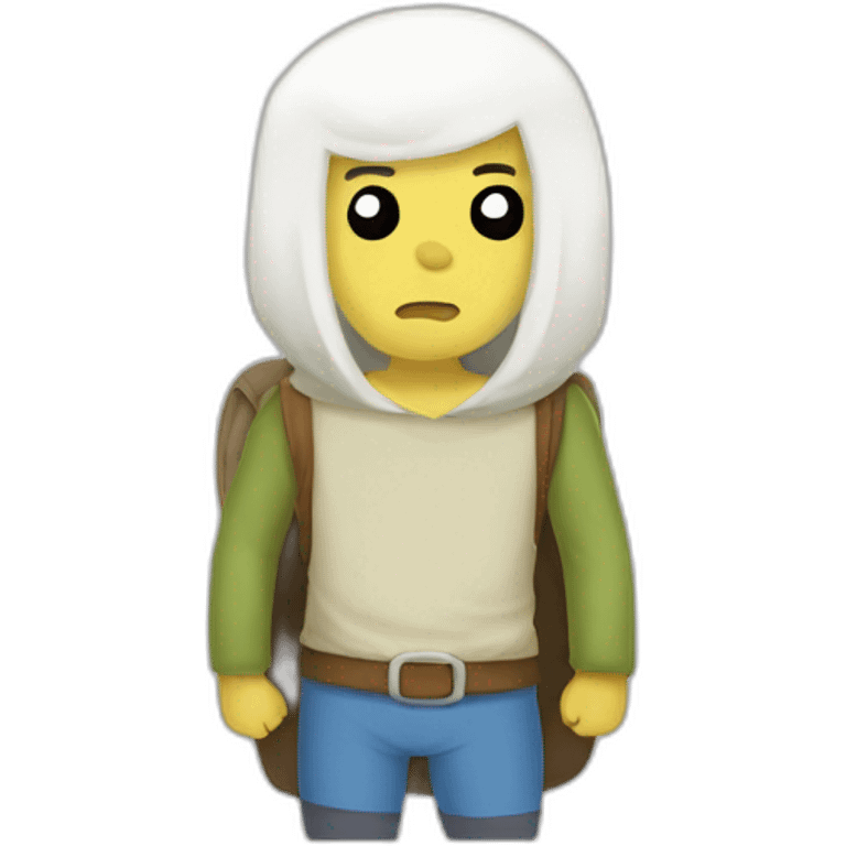 Finn the human adventure time emoji