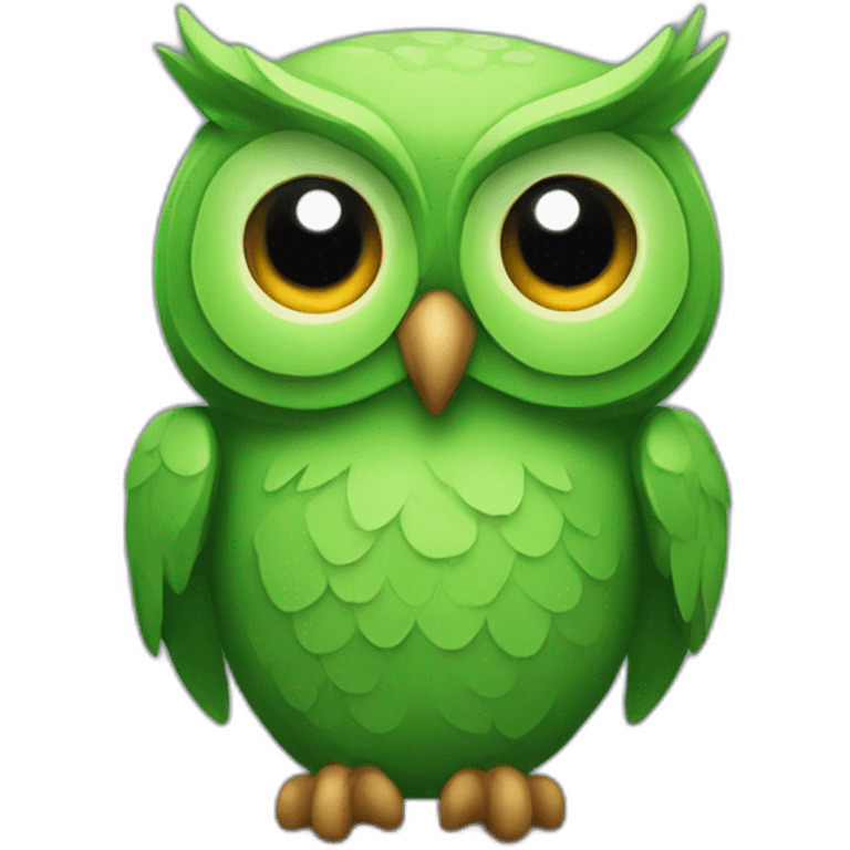 green owl emoji