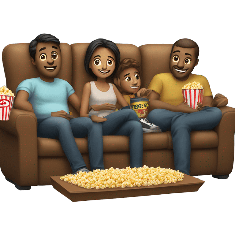 Watching movie emoji