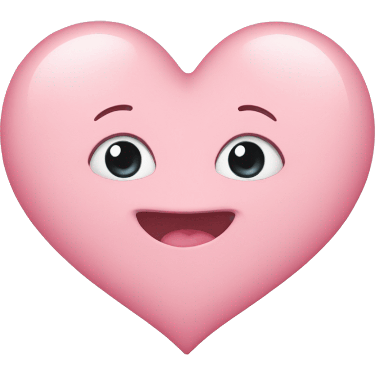 Baby pink heart emoji