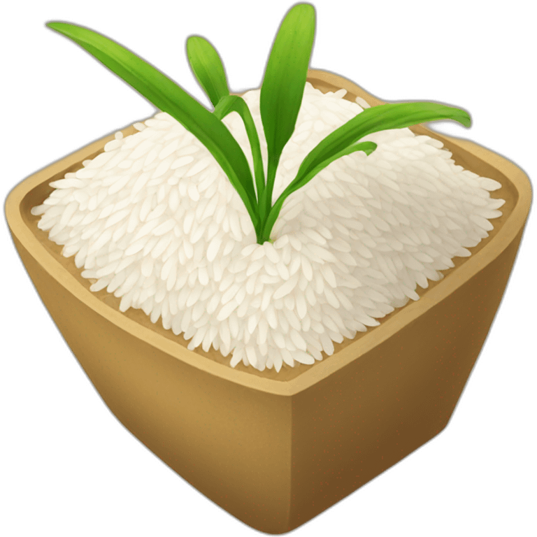 Rice seedling emoji