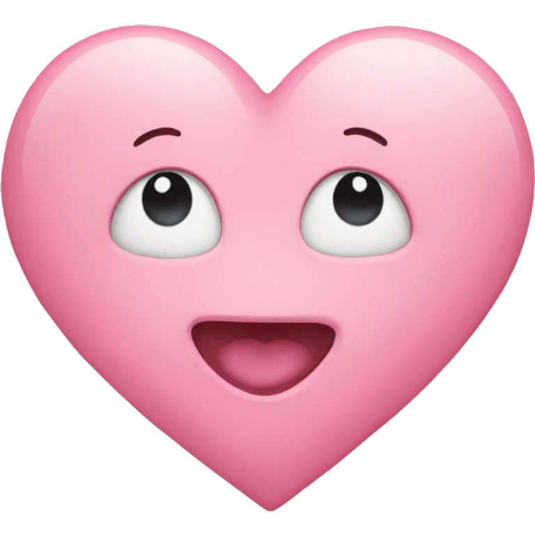 baby pink love heart  emoji