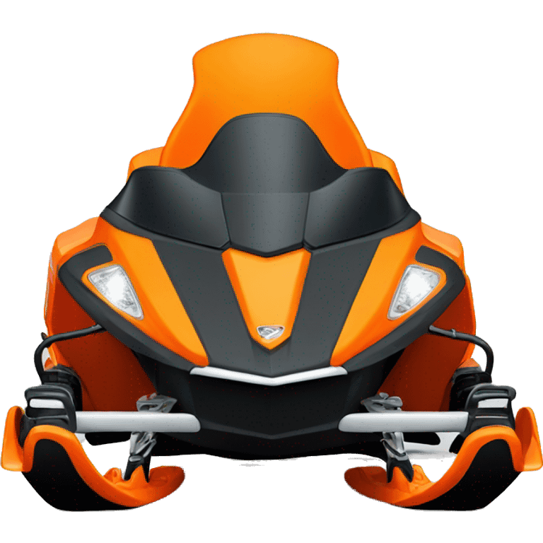 orange polaris Snowmobile emoji