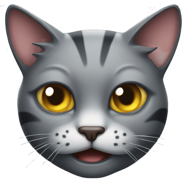 Creepy cat emoji