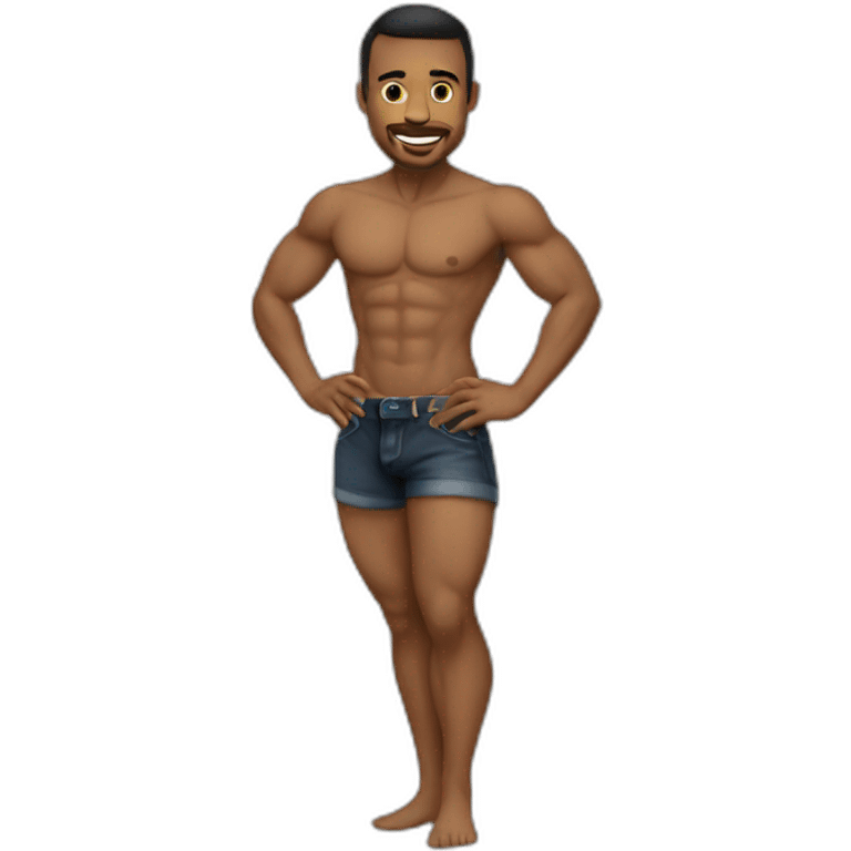 Male stripper emoji