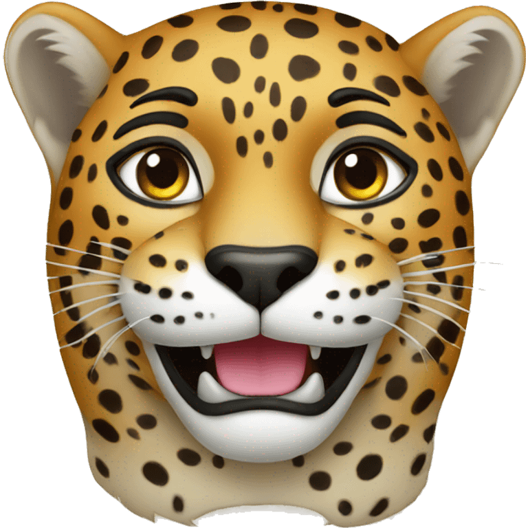 Sweet jaguar emoji