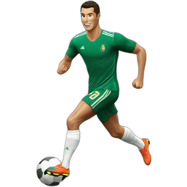 Cristiano Ronaldo corriendo emoji