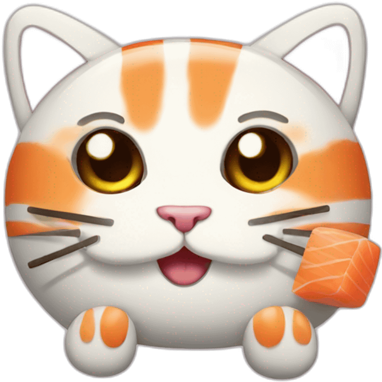 sushi cat emoji