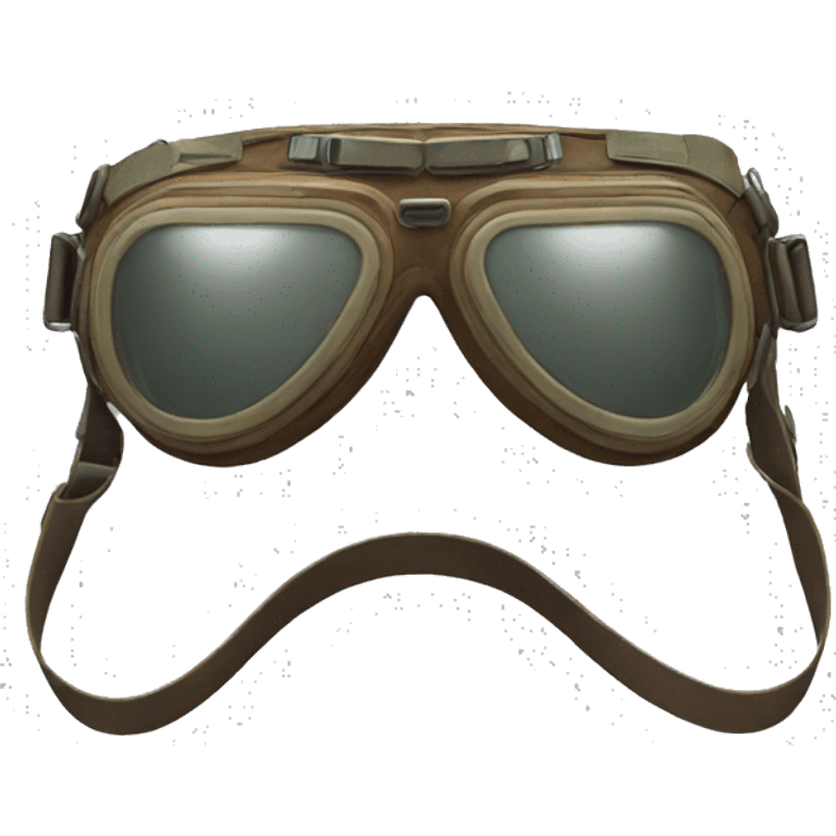 a pair of aviator goggles emoji