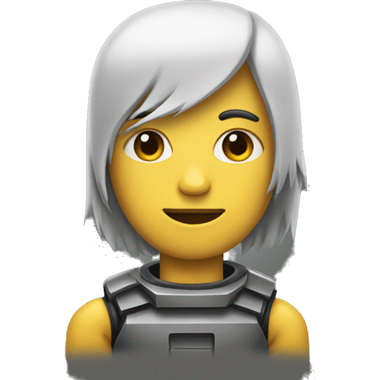 half-person half-robot emoji