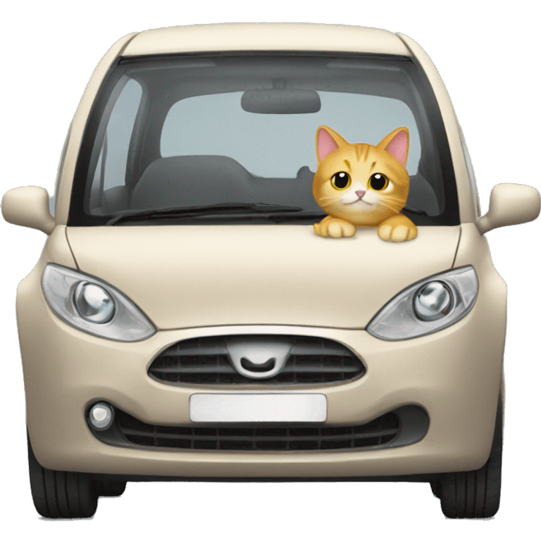 Cat car emoji