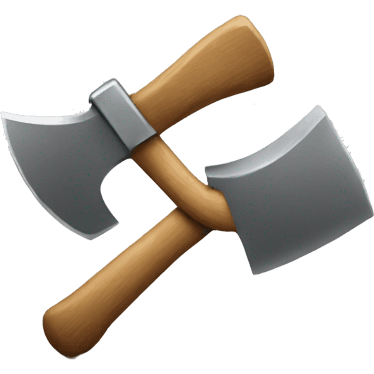 emoji with axe and hammer emoji