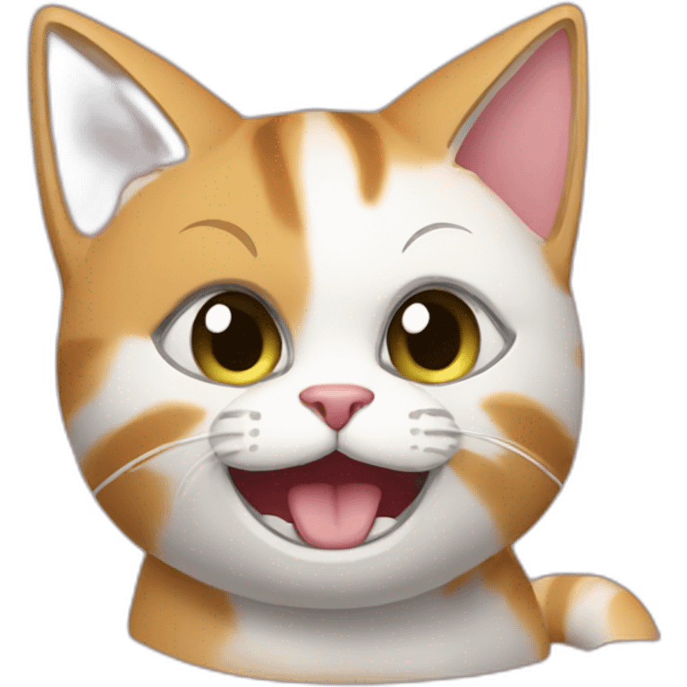 Frisky cat emoji